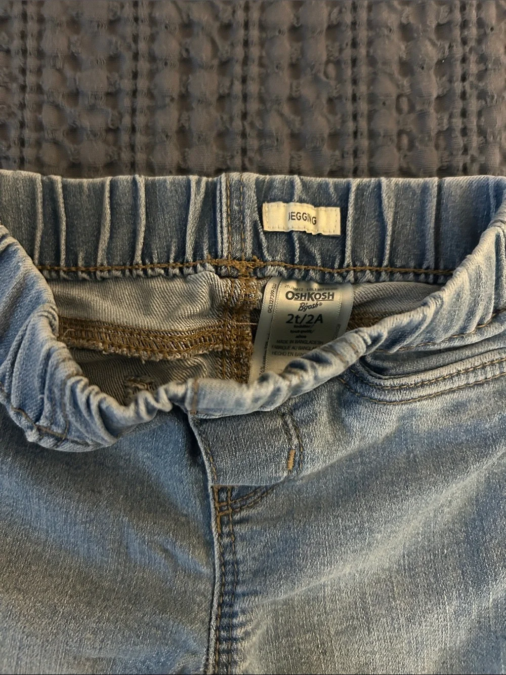 OshKosh B'gosh Light Blue Girls Denim Jeggings